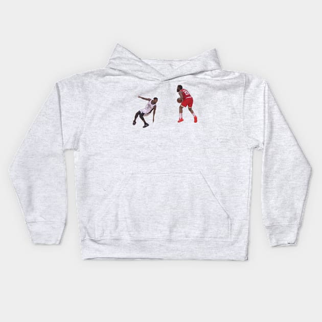 Houston Rockets’ James Harden Breaks Patrick Beverly’s Ankles Kids Hoodie by ActualFactual